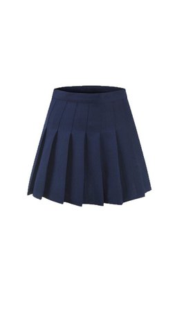 Navy blue tennis skirt