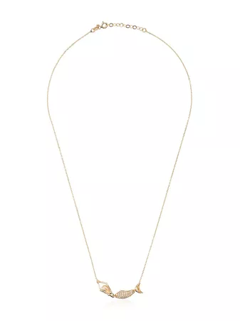 Anton Heunis Gold Mermaid Diamond Necklace £1,240 - Shop SS19 Online - Fast Delivery, Free Returns