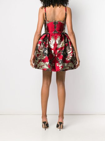 Dolce & Gabbana Broccato Flowers Dress - Farfetch