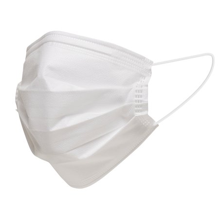 Disposable Face Mask (Pack of 50) white one size-VS003-00220-0050