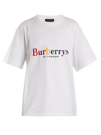 Logo-print jersey T-shirt | Burberry | MATCHESFASHION.COM US
