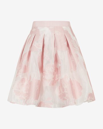 Jacquard mini skirt - Dusky Pink | Skirts | Ted Baker