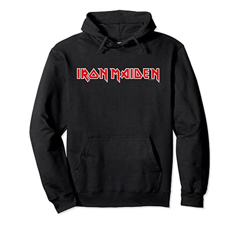 Amazon.com: Iron Maiden logo hoodie Hoodie Pullover Hoodie: Clothing