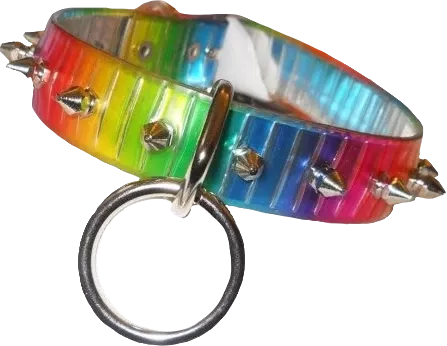 collar choker rainbow colorful scene freetoedit...