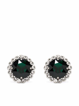 Alessandra Rich crystal-embellished Round Earrings - Farfetch