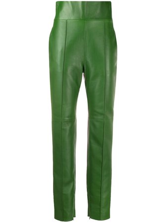 Alexandre Vauthier high-waisted Leather Trousers - Farfetch