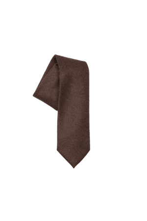 Vestrucci, Brown Wool Classic Tie