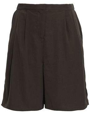 Matiford Pleated Crepe Shorts