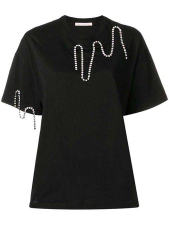 squiggle cupchain t-shirt Black