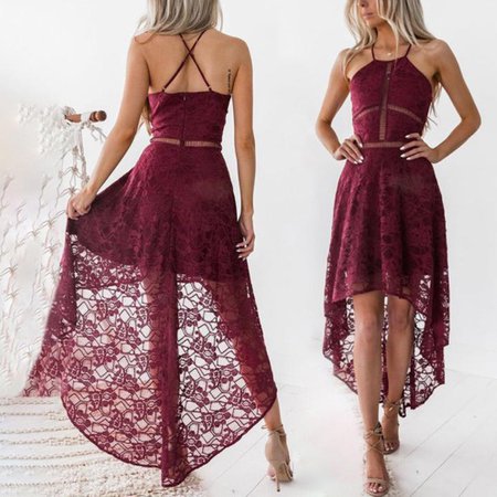 Sahara - Lace Party Dress Burgandy