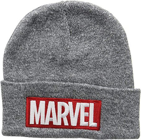 Marvel Men Beanie Hat Beanie, Grey, One Size: Amazon.co.uk: Clothing