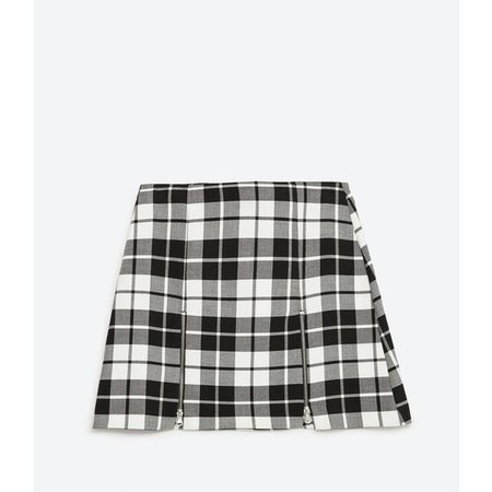 Zara Check Mini Skirt