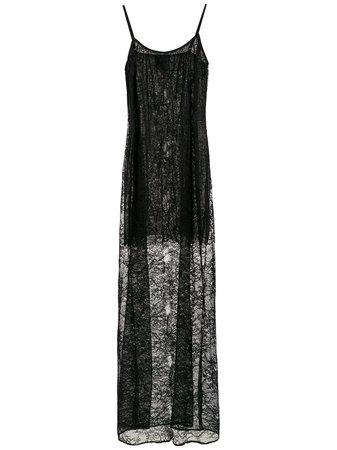 Andrea Bogosian Long Lace Dress - Farfetch