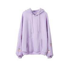 pastel purple hoodie