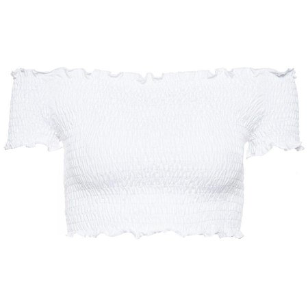 Witte off shoulder top - Tops & T-shirts - ComeGetFashion