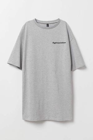 T-shirt Dress - Gray