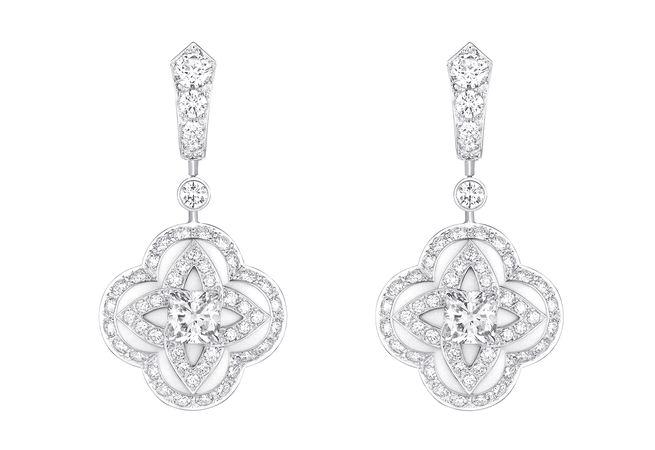 Louis Vuitton, Kimono diamond earrings