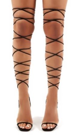 Lace up heels
