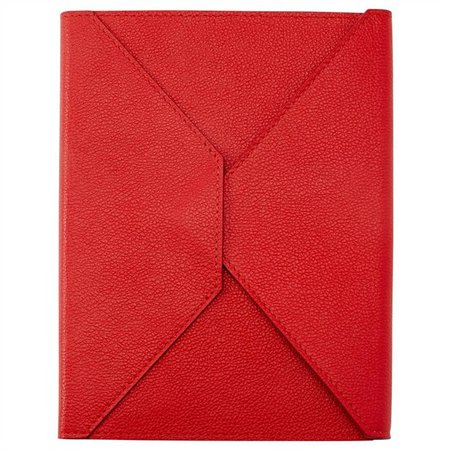 Leather Envelope Fold-Over Journal Red by Indigo Paper | Leather Journals Gifts | www.chapters.indigo.ca