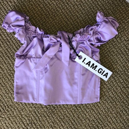 I.AM.GIA Tops | Iamgia Naomi Top Lilac Brand New With Tags | Poshmark