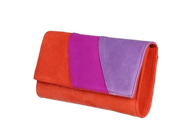orange and purple bag