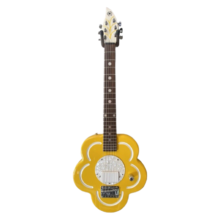 Daisy Rock Flower Child Yellow Daisy Short Scale Guitar