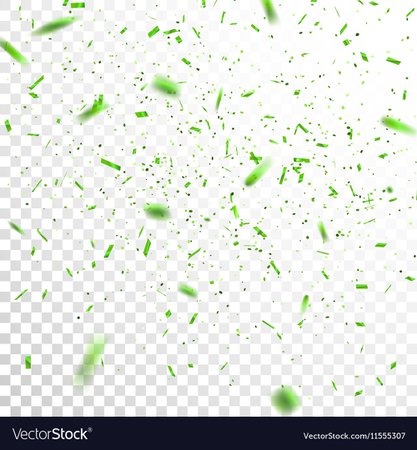 Green Confetti Royalty Free Vector Image - VectorStock