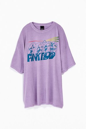 Day Pink Floyd Washed T-Shirt Dress | Urban Outfitters