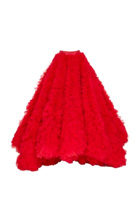 Gathered Tulle Ball Skirt by Christian Siriano | Moda Operandi