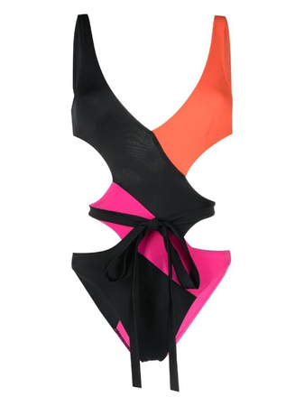 Agent Provocateur colourblock stretchy swimsuit $535