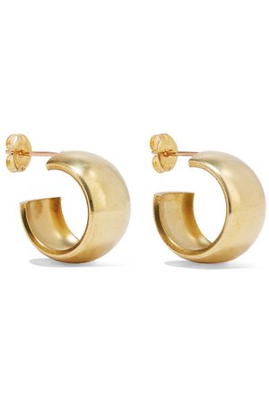 Laura Lombardi | Luna gold-tone earrings | NET-A-PORTER.COM