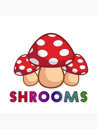 "Magic Mushrooms" Poster by TokenVision | Redbubble