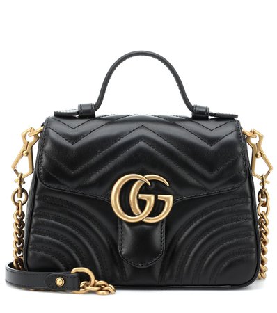 Gg Marmont Mini Leather Shoulder Bag - Gucci | mytheresa.com