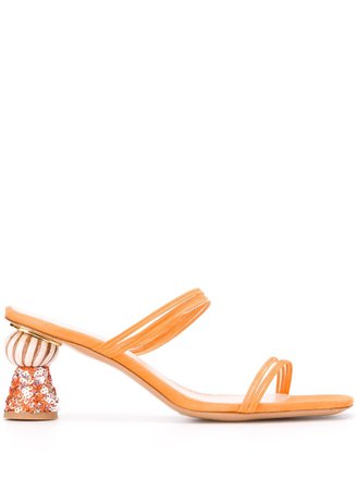 jaquemus orange heels