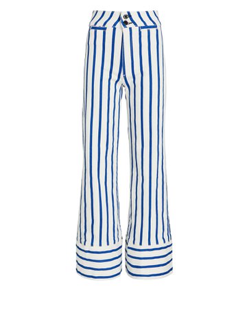ASKK NY Brighton Striped Wide-Leg Jeans | INTERMIX®