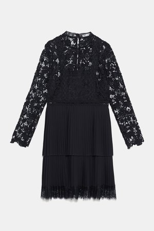 COMBINED PLEATED DRESS - View all-DRESSES-WOMAN | ZARA United States