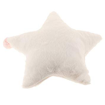 MagiDeal Creative Cute Design Plush Pillow Cushion Doll Toy Home Bed Room Interior Decoration,Heart Shaped,Black and White Stripe - White Star: Amazon.ca: Gateway