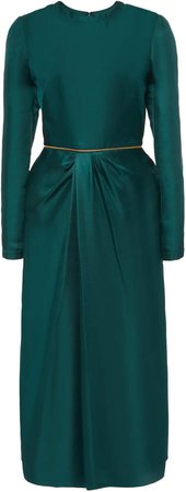 Zip-Waist Silk Dress Size: 4