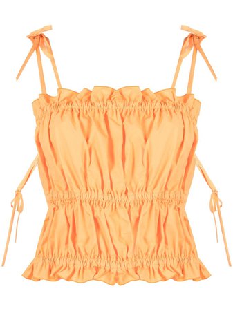 MSGM Ruched Tank Top