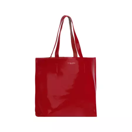 Double Tote The Iconic Bag Midi Lucid Special Edition-Cherry Red | Campo Marzio Roma 1933 | Wolf & Badger