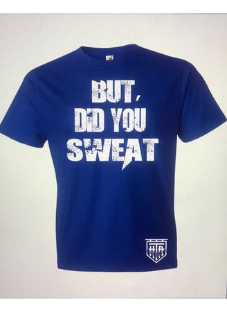 did you sweat blue