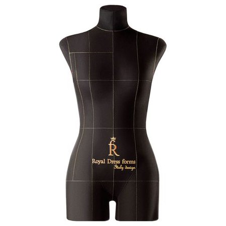Мягкий портновский манекен Monica черный | Royal Dress forms