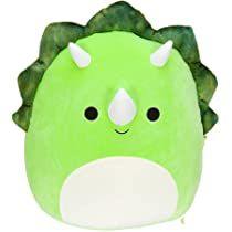 Amazon.com: Squishmallows Official Kellytoy Plush 8 Inch Squishy Soft Plush Toy Animals (Tristan Triceratops) : Toys & Games
