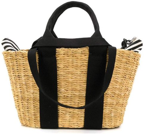 woven double tote