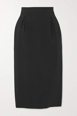 Cady Pencil Midi Skirt - Black