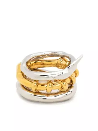 Vann Jewelry Three-Layer Stack Ring - Farfetch