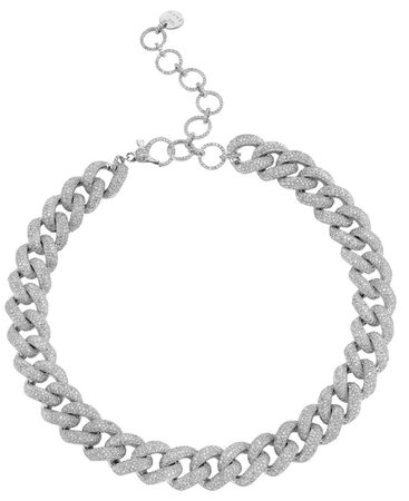 Shay Full Pave Jumbo Link Necklace