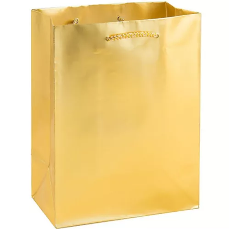Amscan Gold Metallic Gift Bag