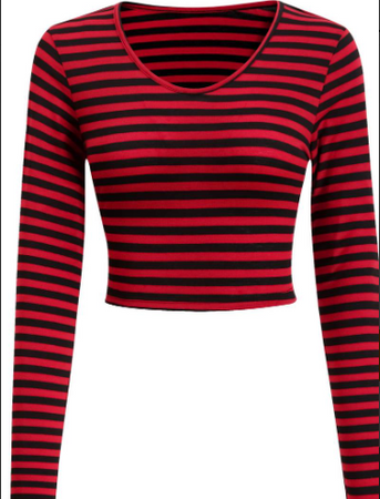 red striped shirt