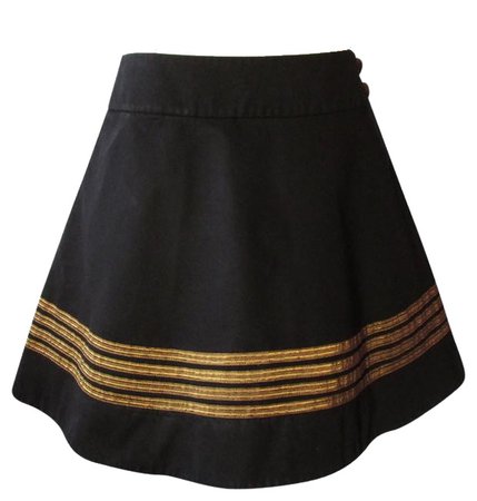 black and gold skirt 2